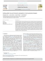 Linking global crop and livestock consumption to local production hotspots