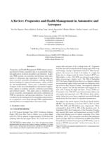 A Review: Prognostics and Health Management in Automotive and Aerospace