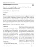 A survey of traditional and deep learning-based feature descriptors for high dimensional data in computer vision