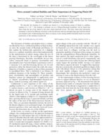 Flows around Confined Bubbles and Their Importance in Triggering Pinch-Off