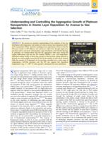 Understanding and Controlling the Aggregative Growth of Platinum Nanoparticles in Atomic Layer Deposition: An Avenue to Size Selection