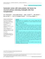 Systematic review with meta-analysis: risk factors for recurrent primary sclerosing cholangitis after liver transplantation