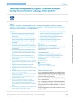 Endoscopic management of polyposis syndromes: European Society of Gastrointestinal Endoscopy (ESGE) Guideline