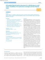 EUS-guided fiducial marker placement for radiotherapy in rectal cancer: feasibility of two placement strategies and four fiducial types