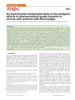 An experimental randomized study on the analgesic effects of pharmaceutical-grade cannabis in chronic pain patients with fibromyalgia