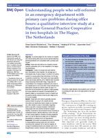 Understanding people who self-referred in an emergency department with primary care problems during office hours: a qualitative interview study at a Daytime General Practice Cooperative in two hospitals in The Hague, The Netherlands