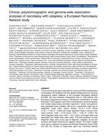 Clinical, polysomnographic and genome-wide association analyses of narcolepsy with cataplexy: a European Narcolepsy Network study