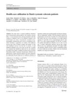 Health-care utilization in Dutch systemic sclerosis patients
