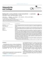 Radiographic scoring methods in hand osteoarthritis - a systematic literature search and descriptive review