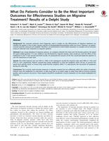 What Do Patients Consider to Be the Most Important Outcomes for Effectiveness Studies on Migraine Treatment? Results of a Delphi Study