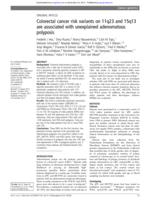 Colorectal cancer risk variants on 11q23 and 15q13 are associated with unexplained adenomatous polyposis