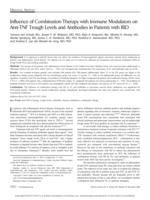 Influence of Combination Therapy with Immune Modulators on Anti-TNF Trough Levels and Antibodies in Patients with IBD