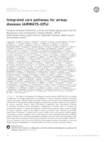 Integrated care pathways for airway diseases (AIRWAYS-ICPs)