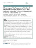 Effectiveness of the Assessment of Burden of Chronic Obstructive Pulmonary Disease (ABC) tool: study protocol of a cluster randomised trial in primary and secondary care