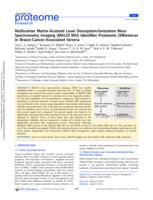 Multicenter Matrix-Assisted Laser Desorption/Ionization Mass Spectrometry Imaging (MALDI MSI) Identifies Proteomic Differences in Breast-Cancer-Associated Stroma