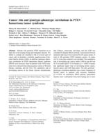 Cancer risk and genotype-phenotype correlations in PTEN hamartoma tumor syndrome