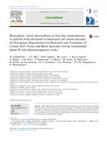 Brostallicin versus doxorubicin as first-line chemotherapy in patients with advanced or metastatic soft tissue sarcoma: An European Organisation for Research and Treatment of Cancer Soft Tissue and Bone Sarcoma Group randomised phase II and pharmacogeneti