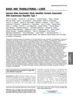 Genome-Wide Association Study Identifies Variants Associated With Autoimmune Hepatitis Type 1