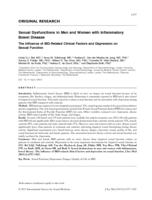 Sexual Dysfunctions in Men and Women with Inflammatory Bowel Disease The Influence of IBD-Related Clinical Factors and Depression on Sexual Function