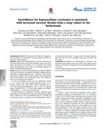 Surveillance for hepatocellular carcinoma is associated with increased survival: Results from a large cohort in the Netherlands