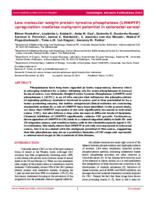 Low molecular weight protein tyrosine phosphatase (LMWPTP) upregulation mediates malignant potential in colorectal cancer