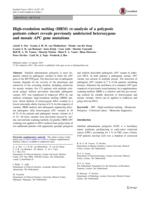 High-resolution melting (HRM) re-analysis of a polyposis patients cohort reveals previously undetected heterozygous and mosaic APC gene mutations