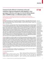 Grazoprevir plus elbasvir in treatment-naive and treatment-experienced patients with hepatitis C virus genotype 1 infection and stage 4-5 chronic kidney disease (the C-SURFER study): a combination phase 3 study