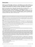 Self-reported Disability in Patients with Inflammatory Bowel Disease Largely Determined by Disease Activity and Illness Perceptions