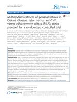 Multimodal treatment of perianal fistulas in Crohn's disease: seton versus anti-TNF versus advancement plasty (PISA): study protocol for a randomized controlled trial