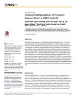 Proteasomal Degradation of Proinsulin Requires Derlin-2, HRD1 and p97