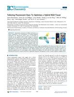 Tailoring Fluorescent Dyes To Optimize a Hybrid RGD-Tracer