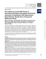 Non-adherence to Anti-TNF Therapy is Associated with Illness Perceptions and Clinical Outcomes in Outpatients with Inflammatory Bowel Disease: Results from a Prospective Multicentre Study