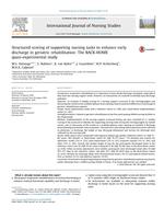 Structured scoring of supporting nursing tasks to enhance early discharge in geriatric rehabilitation: The BACK-HOME quasi-experimental study
