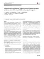 Population pharmacokinetics and pharmacogenetics of once daily tacrolimus formulation in stable liver transplant recipients