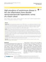 High prevalence of autoimmune disease in the rare inflammatory bone disorder sternocostoclavicular hyperostosis