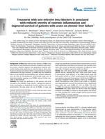 Treatment with non-selective beta blockers is associated with reduced severity of systemic inflammation and improved survival of patients with acute-on-chronic liver failure