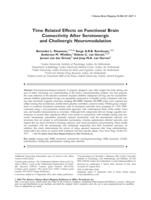 Time related effects on functional brain connectivity after serotonergic and cholinergic neuromodulation