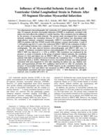 Influence of Myocardial Ischemia Extent on Left Ventricular Global Longitudinal Strain in Patients After ST-Segment Elevation Myocardial Infarction