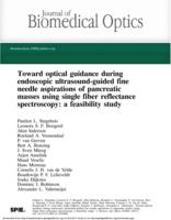 Toward optical guidance during endoscopic ultrasound-guided fine needle aspirations of pancreatic masses using single fiber reflectance spectroscopy: a feasibility study