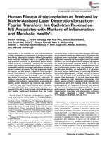 Human Plasma N-glycosylation as Analyzed by Matrix-Assisted Laser Desorption/Ionization-Fourier Transform Ion Cyclotron Resonance-MS Associates with Markers of Inflammation and Metabolic Health