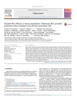 Variable BCG efficacy in rhesus populations: Pulmonary BCG provides protection where standard intra-dermal vaccination fails