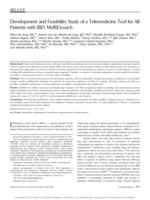 Development and Feasibility Study of a Telemedicine Tool for All Patients with IBD: MyIBDcoach