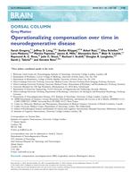Operationalizing compensation over time in neurodegenerative disease