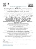 Description of the EuroTARGET cohort: A European collaborative project on TArgeted therapy in renal cell cancer-GEnetic- and tumor-related biomarkers for response and toxicity