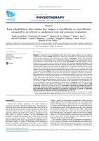 Early rehabilitation after lumbar disc surgery is not effective or cost-effective compared to no referral: a randomised trial and economic evaluation