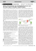 Release of Enzymatically Active Deubiquitinating Enzymes upon Reversible Capture by Disulfide Ubiquitin Reagents