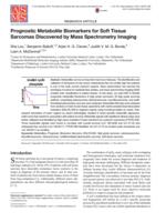 Prognostic Metabolite Biomarkers for Soft Tissue Sarcomas Discovered by Mass Spectrometry Imaging