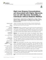 High Liver Enzyme Concentrations are Associated with Higher Glycemia, but not with Glycemia Variability, in Individuals without Diabetes Mellitus