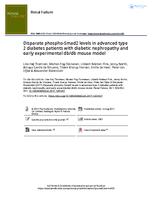 Disparate phospho-Smad2 levels in advanced type 2 diabetes patients with diabetic neuropathy and early experimental db/db mouse model