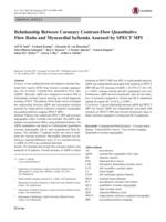 Relationship Between Coronary Contrast-Flow Quantitative Flow Ratio and Myocardial Ischemia Assessed by SPECT MPI